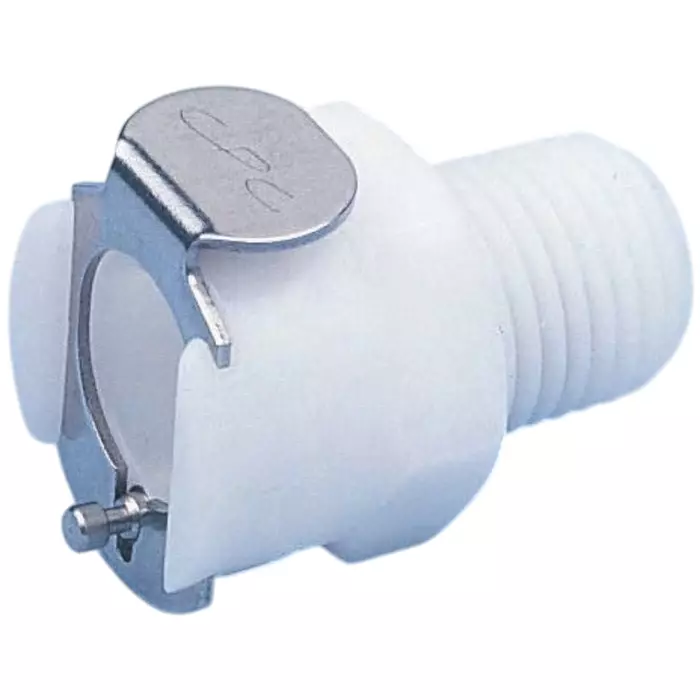 Colder Products Hose Connector Straight Threaded Coupling BSPT 1/4 inch 8.3 bar, PMC10-04BSPT