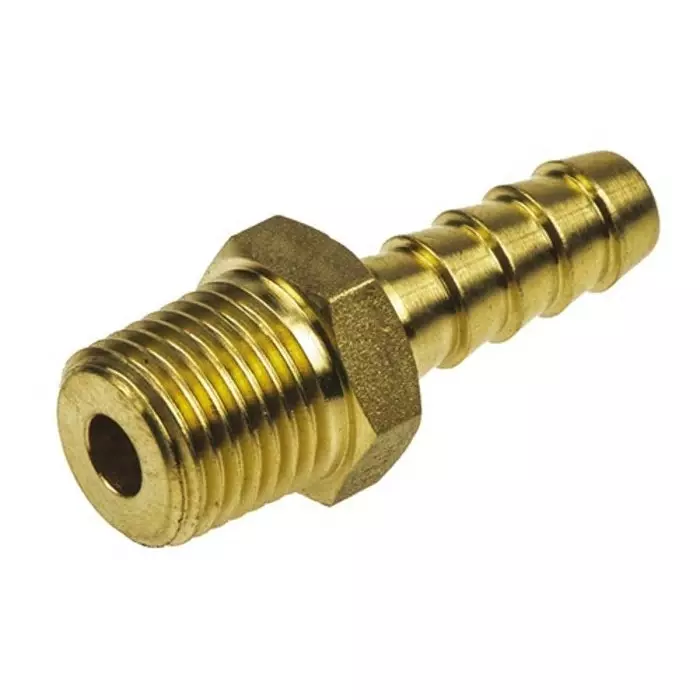 RS PRO Hose Connector Hose Tail Adaptor G 1/4 inch 5/16 inch Inner Dia (Pack of 2)