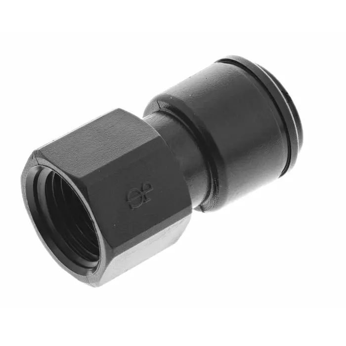 John Guest Hydraulic Straight Compression Tube Fitting 1/4 in, PM450812E (Pack of 5)