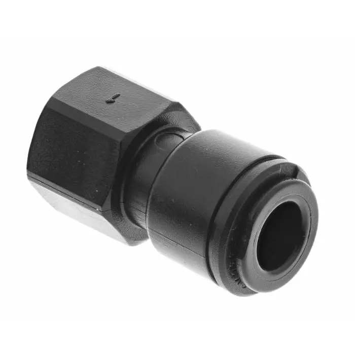 John Guest Hydraulic Straight Compression Tube Fitting 1/4 in, PM450812E (Pack of 5)