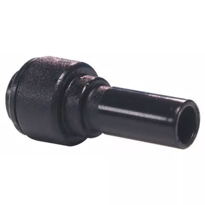 John Guest PM Series Reducer Nipple Push In 5 mm to Push In 4 mm Tube-to-Tube Connection Style, PM060504E (Pack of 5)