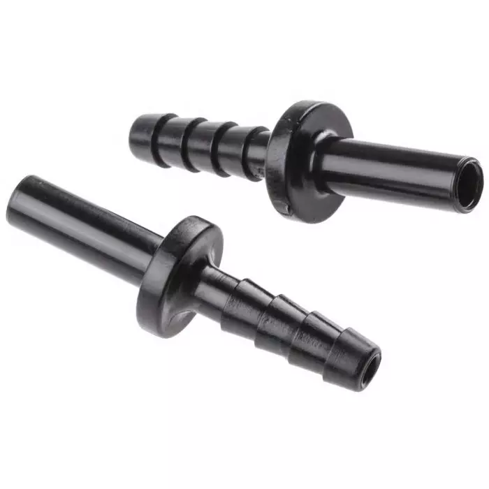 John Guest PM Series Reducer Nipple Push In 6 mm to Push In 4 mm Tube-to-Tube Connection Style, PM250604E (Pack of 5)