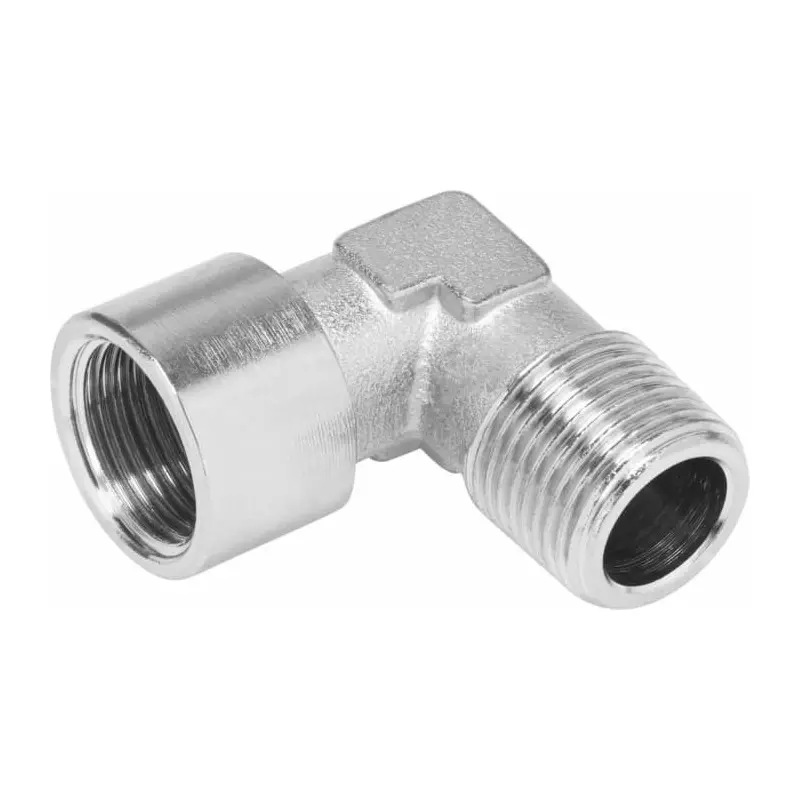 Festo Elbow Fitting NPFC R 1/8 Connector A Threaded, NPFC-L-R18-G18-MF (Bag of 10 Pcs)
