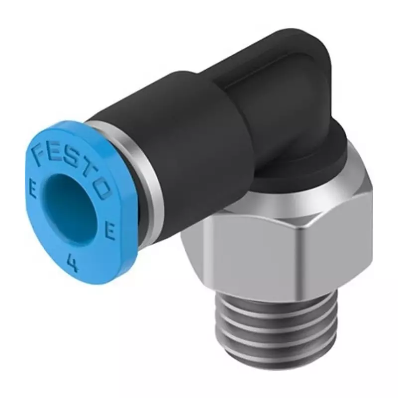 Festo Push-in Fitting NPQE-L M7 Connector A Threaded, NPQE-L-M7-Q4-F1A-P10