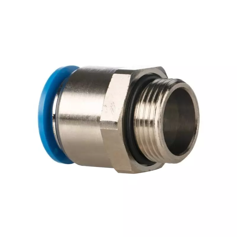 Festo Straight Threaded Adaptor QS G 3/4 Male Connector A Threaded-to-Tube, QS-G3/4-22