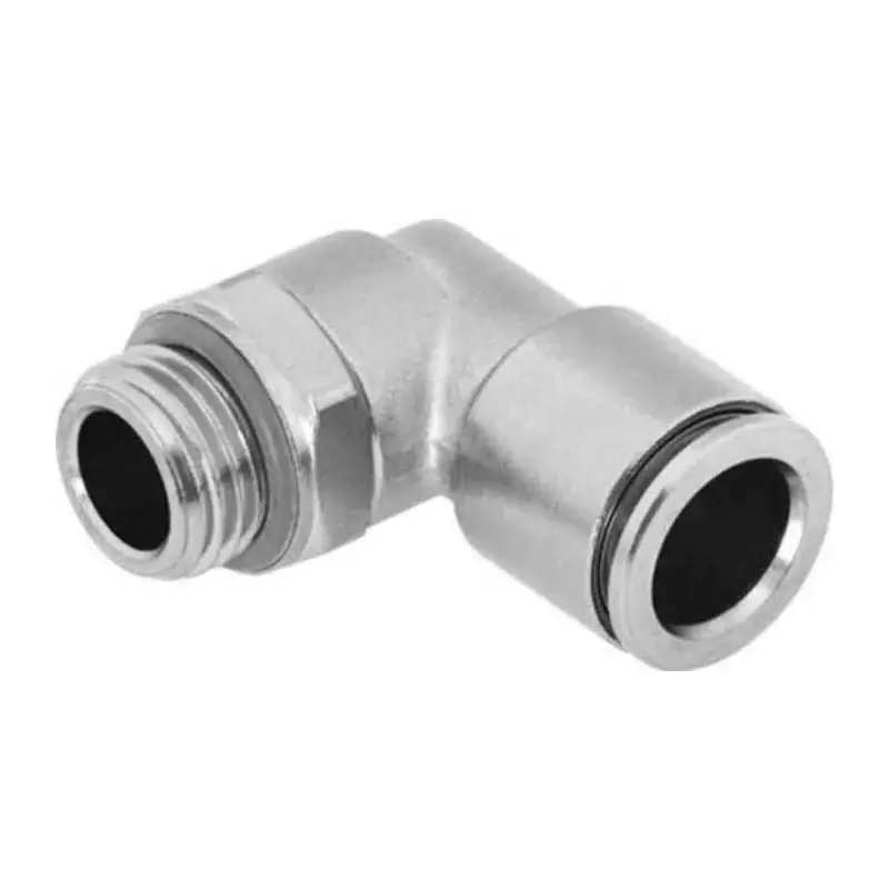 Festo Elbow Threaded Adaptor M7 Male Connector A Threaded-to-Tube, NPQH-L-M7-Q4-P10 (Pack of 10 Pcs)