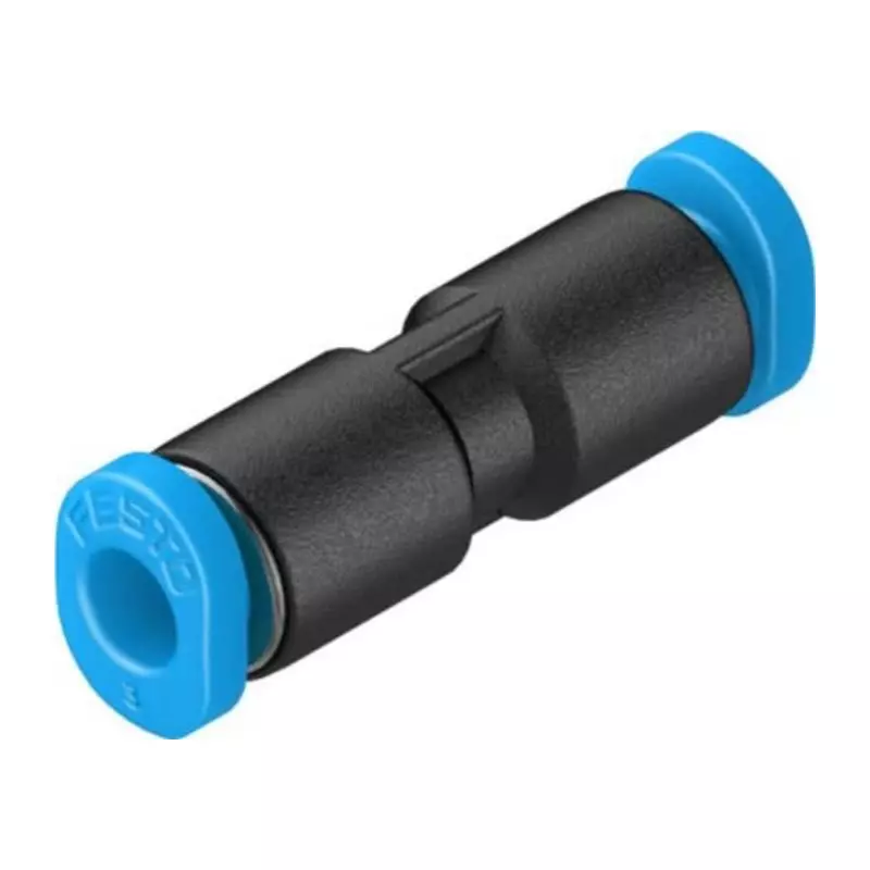 Festo Straight Tube-to-Tube Adaptor QSM Push In 3 mm Connector A Tube-to-Tube, QSM-3-100 (Pack of 100 Pcs)