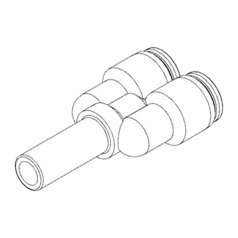 Festo Y Tube-to-Tube Adaptor QSY Push In 10 mm Connector A Tube-to-Tube, QSY-10H-B (Pack of 10 Pcs)