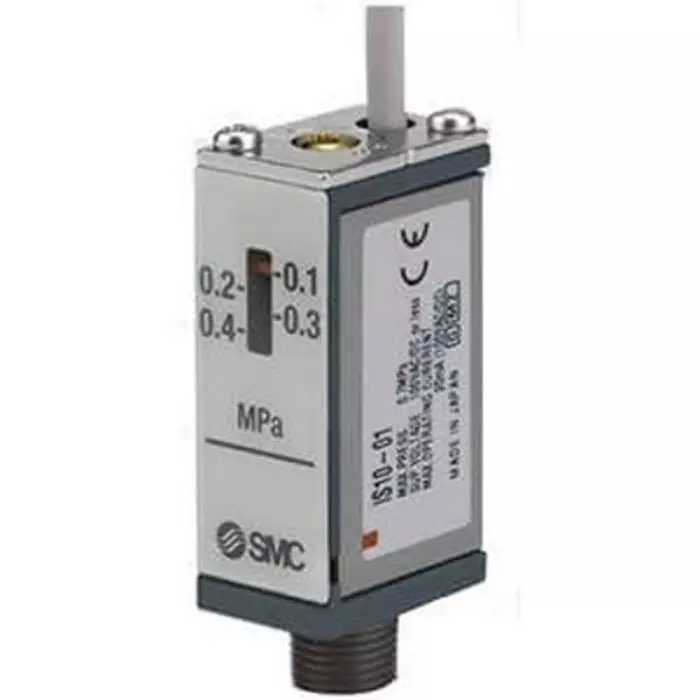 SMC Contact (Reed Switch) Pressure Switch, Rc 1/8 0.1MPa to 7 bar, IS10-01S-L