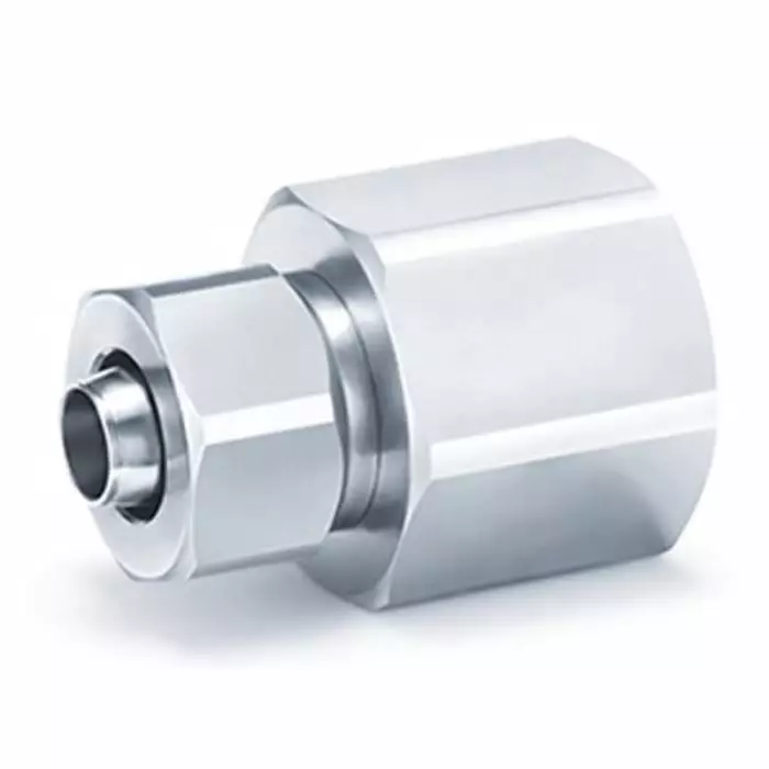 SMC KFG Series Straight Fitting, 6 mm to Rc 1/4, Threaded-to-Tube Connection Style, KFG2F0604-02