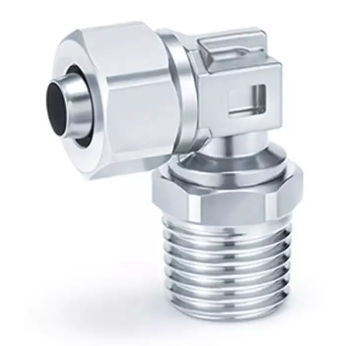 SMC KFG2 Series Swivel Elbow, 12 mm to R 3/8, Threaded-to-Tube Connection Style, KFG2V1209-03S