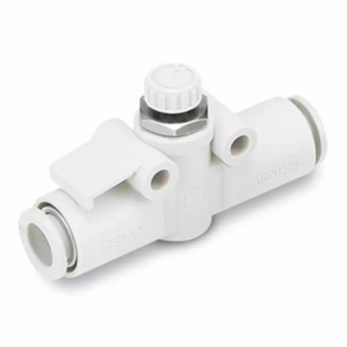 SMC AS Series Speed Controller, 6 mm Tube Inlet Port x 6 mm Tube Outlet Port, AS3002F-06