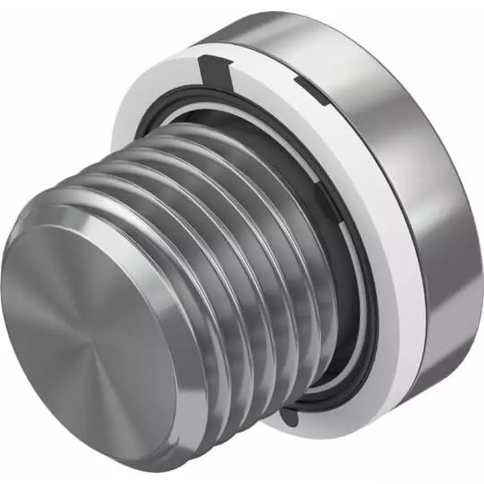 Festo Galvanized Steel Blanking Plug for 50 mm, B-1/4-50 (Bag 50 Piece)