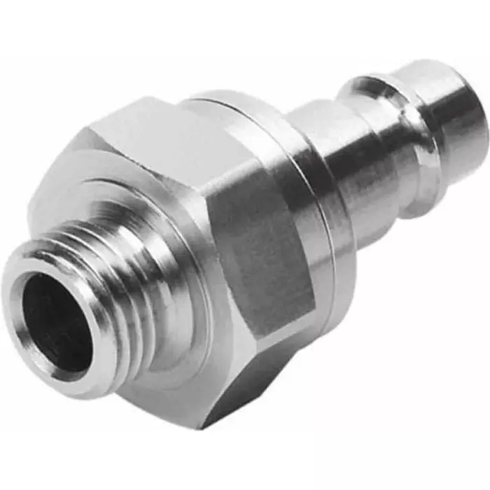 Festo Male Pneumatic Quick Connect Coupling, Threaded, KS4-1/4-A-R