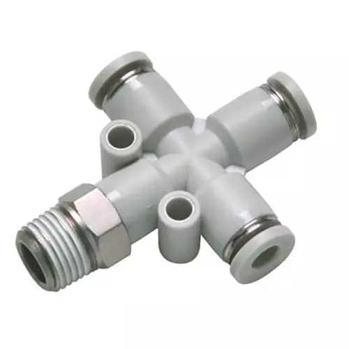Airtac PZB Series Threaded Cross 6 mm Dia. 1/8 inch Thread, PZB 601 D