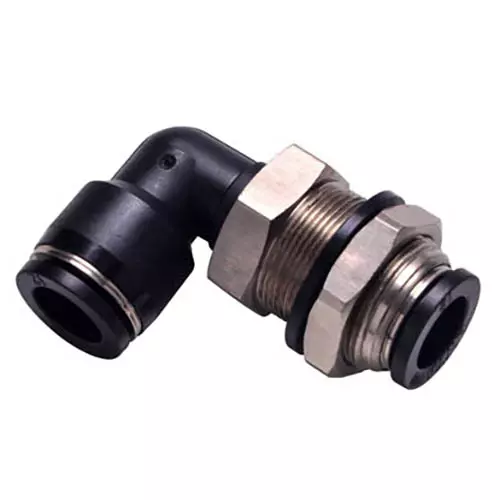 Airtac PLM Series Bulkhead Male Elbow 6 mm Dia. PLM 6 D
