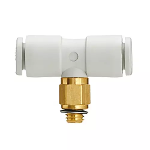 SMC Male Branch Tee 10 mm Outer Dia 1 mPA Max Pressure, KQ2T10-U04A
