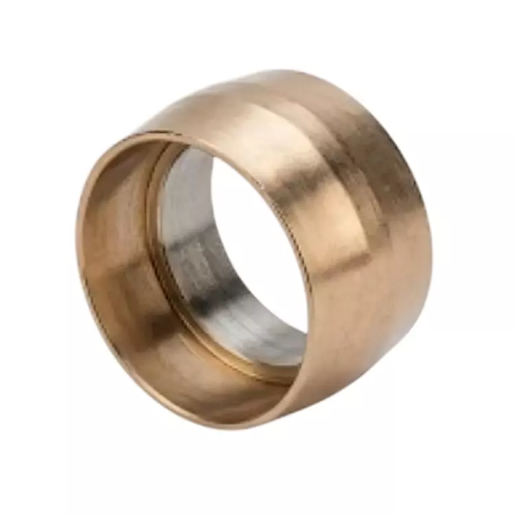 RTQD Brass Ferrule Golden Color and Size 12 mm for Pneumatic Systems & Air Compressors
