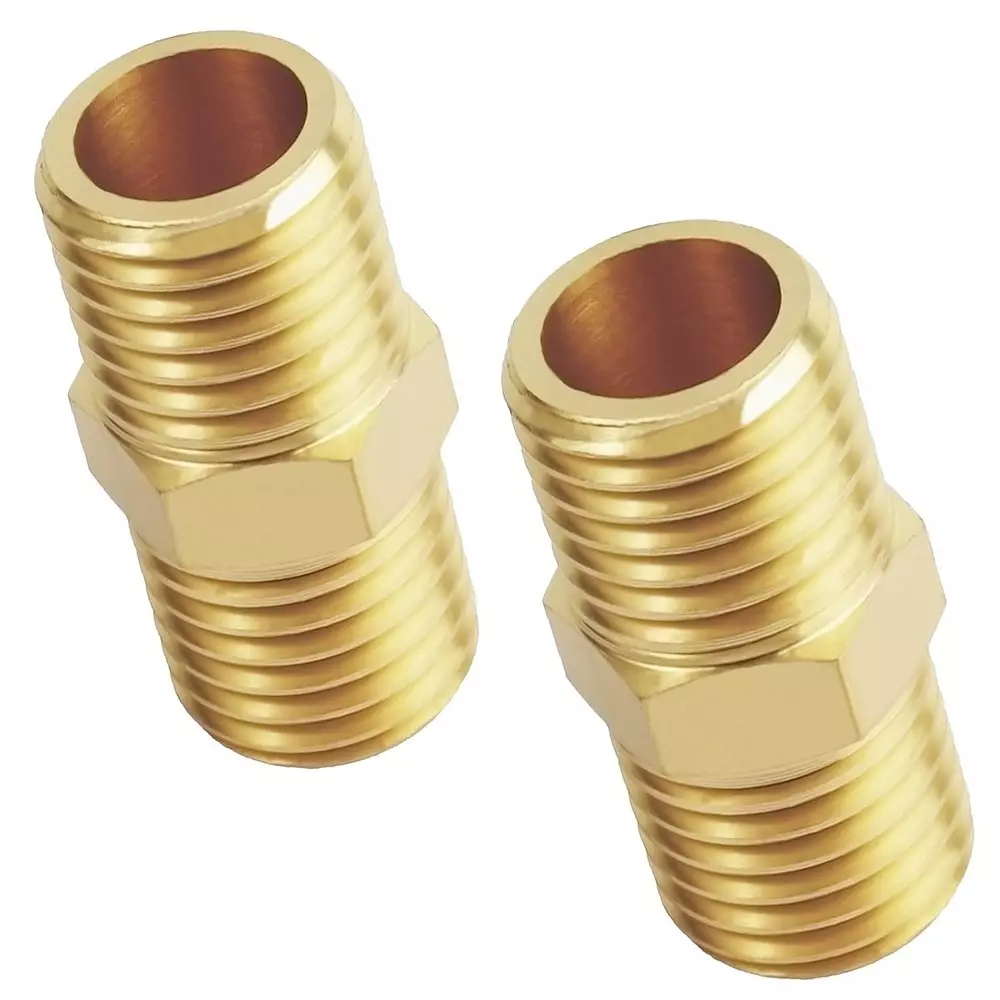rtqd-brass-hex-nipple-in-golden-color-size-1-inch-254-mm-for-pneumatic-systems