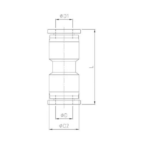 CONACT Equal Tube To Tube APU Series Thread 14 mm Tube OD