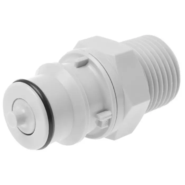Colder Products Hose Connector Straight Threaded Coupling NPT 1/2 inch 4.2 bar, HFCD24812