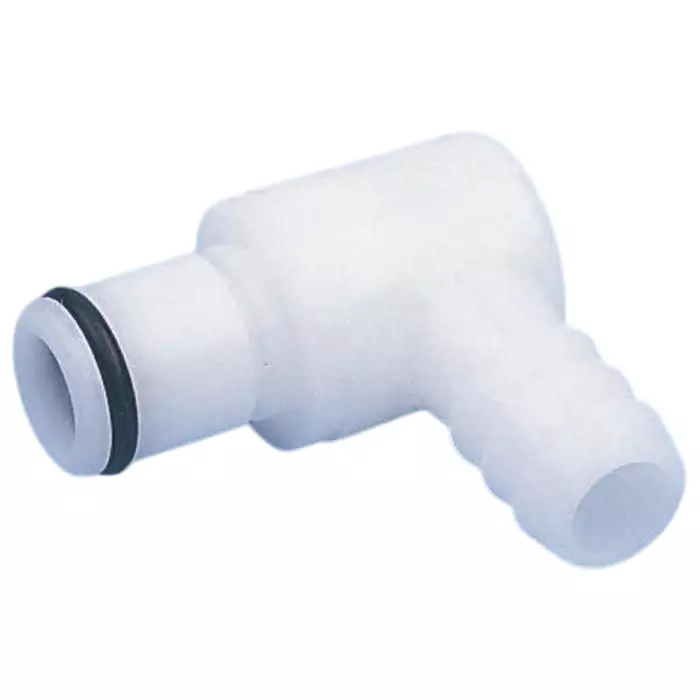 Colder Products Hose Connector Elbow Hose Tail Coupling 3/8 inch Inner Dia 8.3 bar, PLC23006