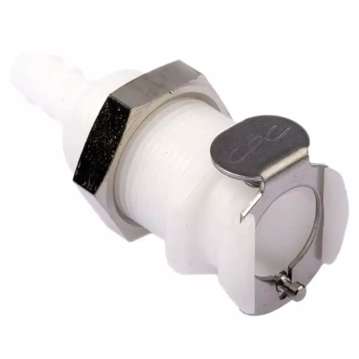 Colder Products Hose Connector Straight Hose Tail Coupling 1/4 inch Inner Dia 8.3 bar, PLCD16004