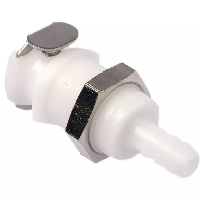 Colder Products Hose Connector Straight Hose Tail Coupling 1/4 inch Inner Dia 8.3 bar, PLCD16004