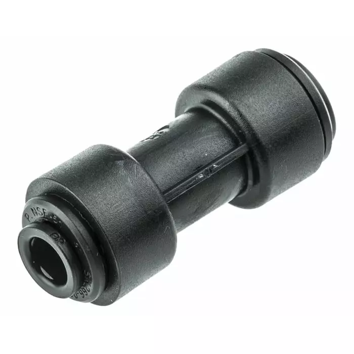 John Guest PM Series Reducer Nipple Push In 8 mm to Push In 6 mm Tube-to-Tube Connection Style, PM200806E (Pack of 5)