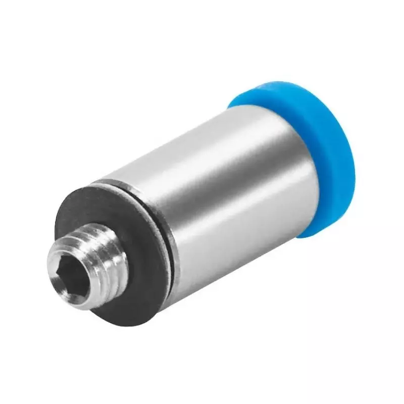 Festo Straight Threaded Adaptor M3 Male Connector A Threaded-to-Tube, QSM-M3-2-I (Bag of 10 Pcs)