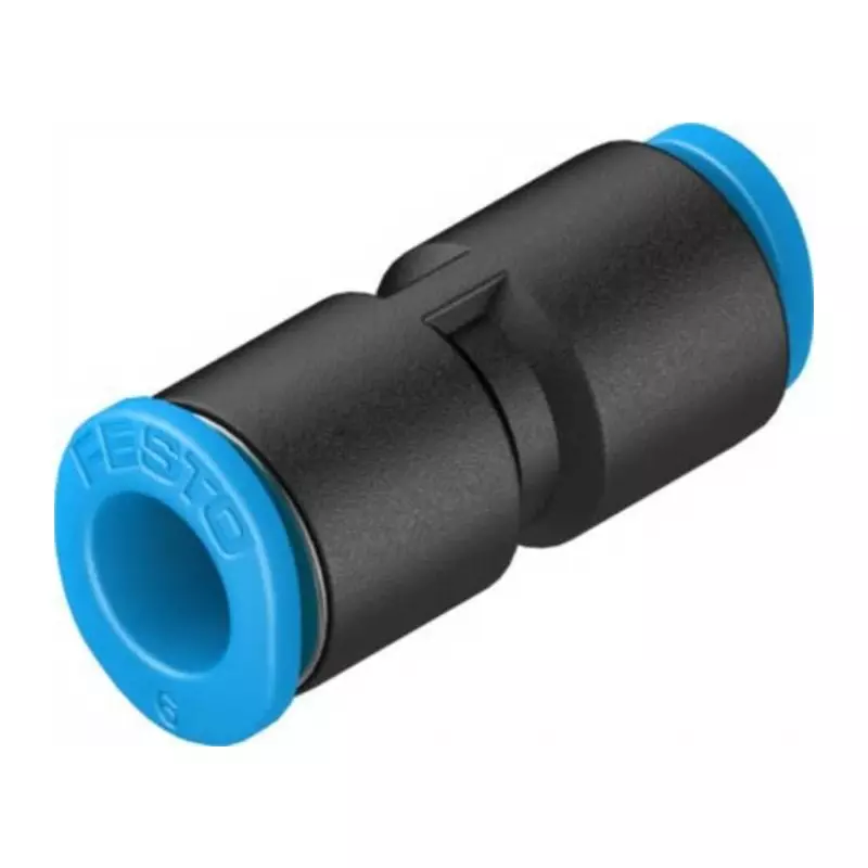 Festo Reducer Nipple QSM Push In 6 mm Connector A Tube-to-Tube, QSM-6-4-100 (Pack of 100 Pcs)