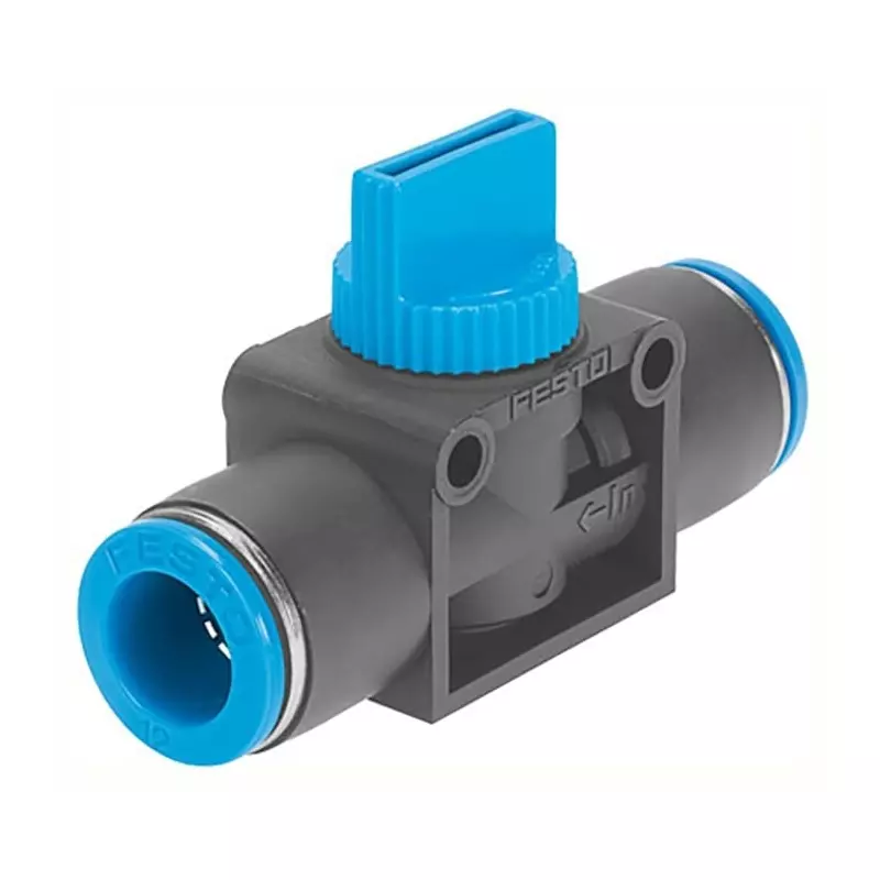 Festo HE Series Pneumatic Manual Control Valve, HE-2-QS-12