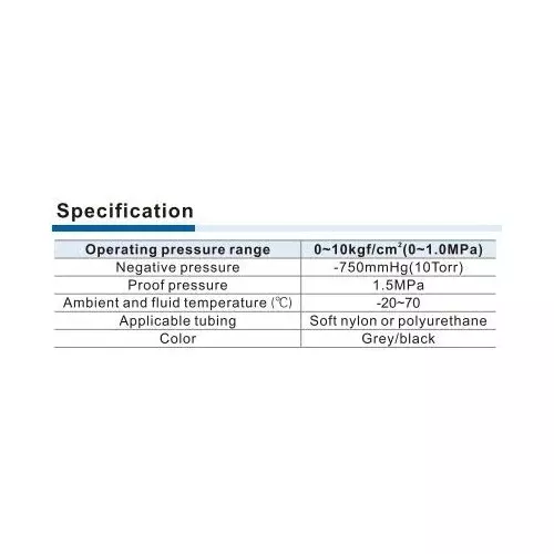 Airtac PSA Series Straight Speed Controller For 4 mm, PSA 4 D