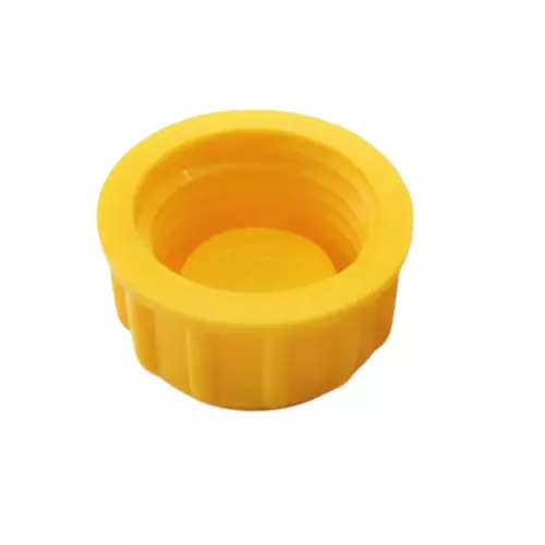 Parvati Engineers Female Metric Caps 15.5 mm Total Length CH 24 Spanner PA 6 Yellow, M22 X 1.5 (Pack of 500)