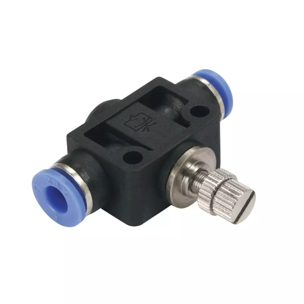 INTECO In Line Flow Control Valve 8 mm Outside Dia 2-Way, NSF-8 (Pack of 100)