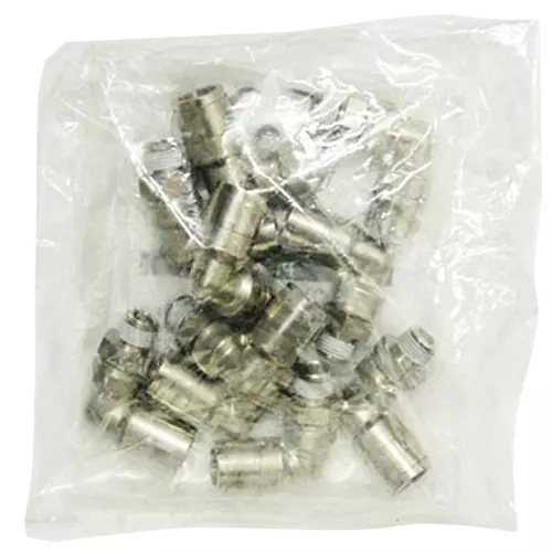 PISCO Tube Fitting Brass with Elbow Cover 8 mm Outer Diameter, KL8-01-F (Pack of 10)