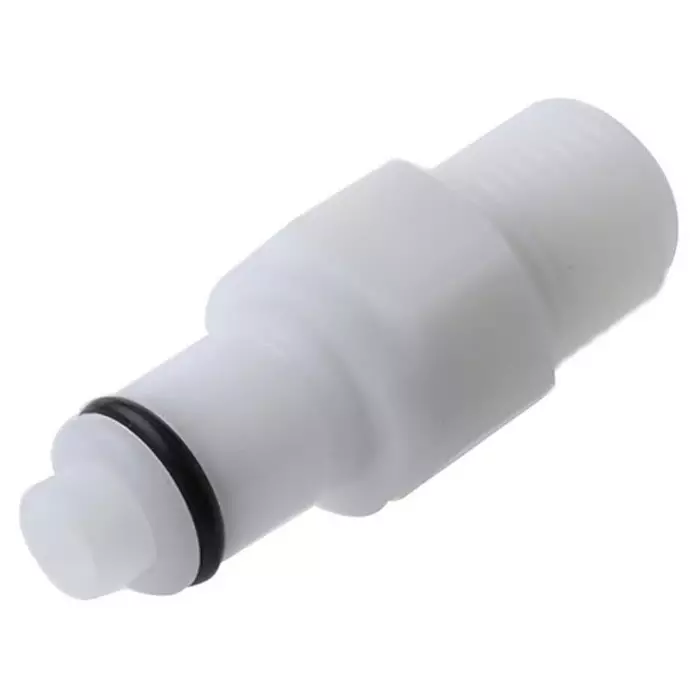 Colder Products Hose Connector Straight Threaded Coupling BSPT 1/4 inch 8.3 bar, PLCD24004BSPT
