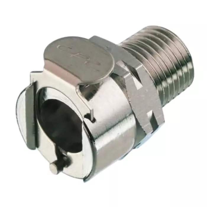 Colder Products Hose Connector Straight Threaded Coupling BSPT 1/8 inch 17.3 bar, MCD1002BSPT
