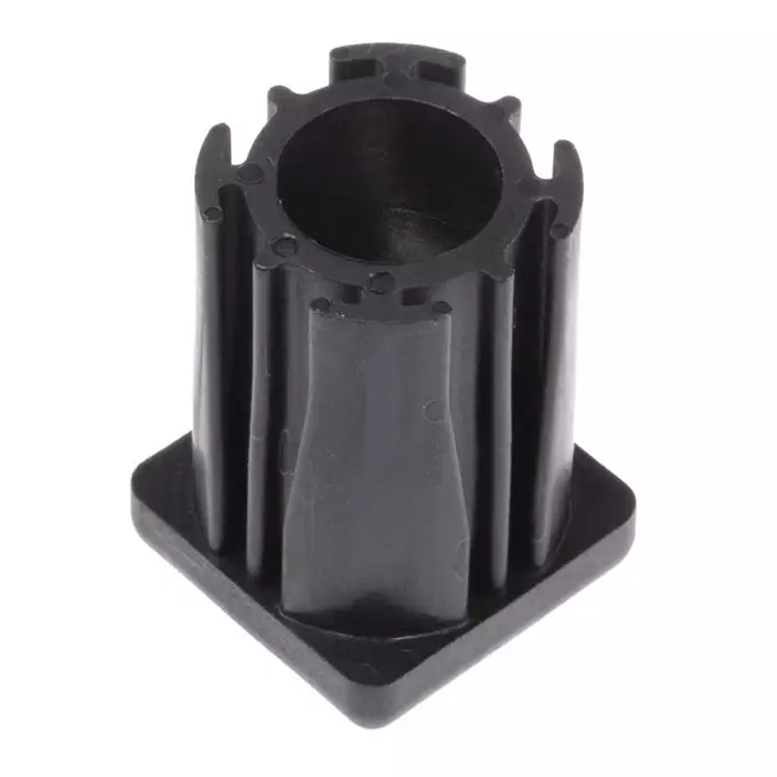 RS PRO Square Nylon Tube Insert 500 Kg Static Load Capacity 43 mm Height (Pack of 4)