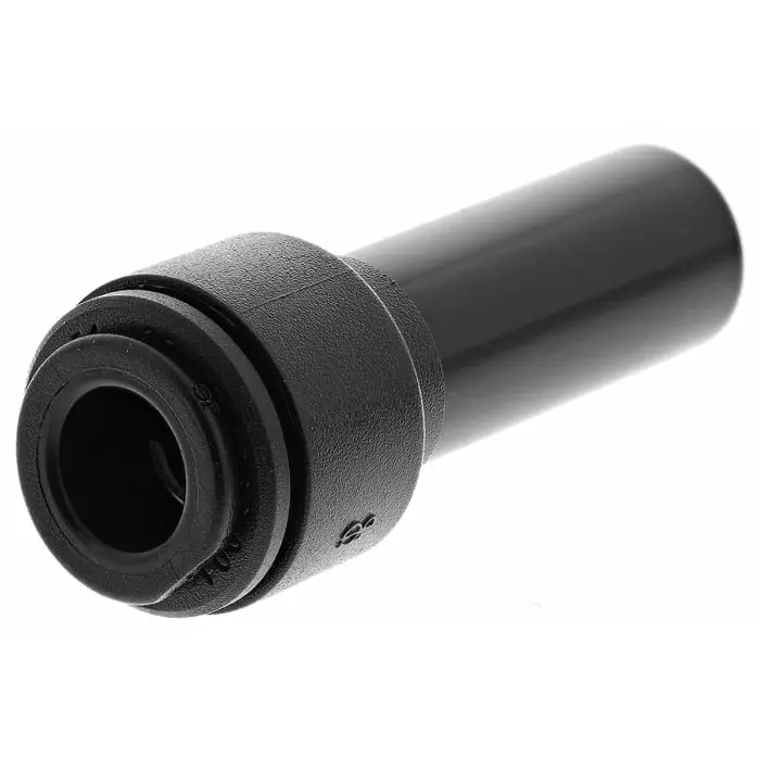 John Guest PM Series Reducer Nipple Push In 12 mm to Push In 8 mm Tube-to-Tube Connection Style, PM061208E (Pack of 5)
