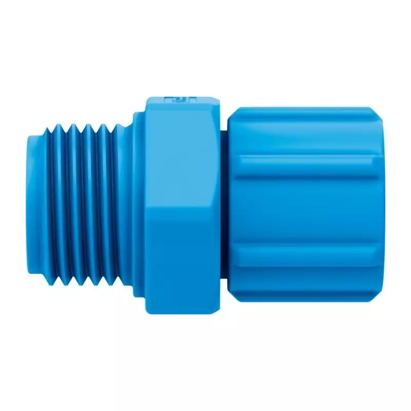 Festo Straight Fitting CK G 1/8 Male Connector A Threaded-to-Tube, CK-1/8-PK-4-KU (Bag of 10 Pcs)