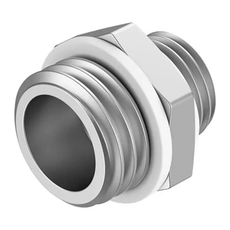 Festo Nipple NPFC-DS G 1/2 Connector A Threaded, NPFC-DS-G38-G12-M