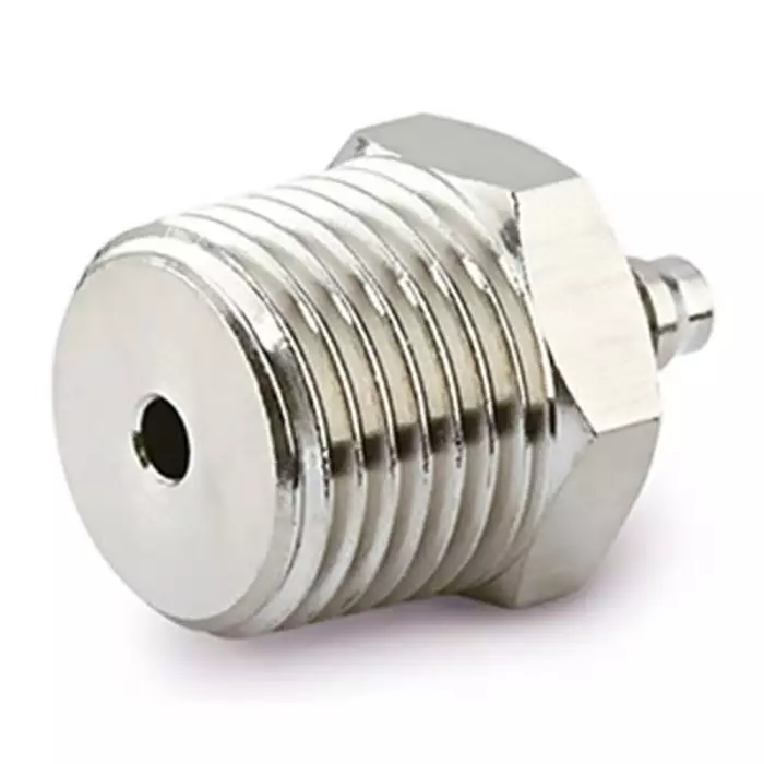 SMC M Series Barb Fitting, 4 mm to R 1/8, Threaded-to-Tube Connection Style, M-01AU-4
