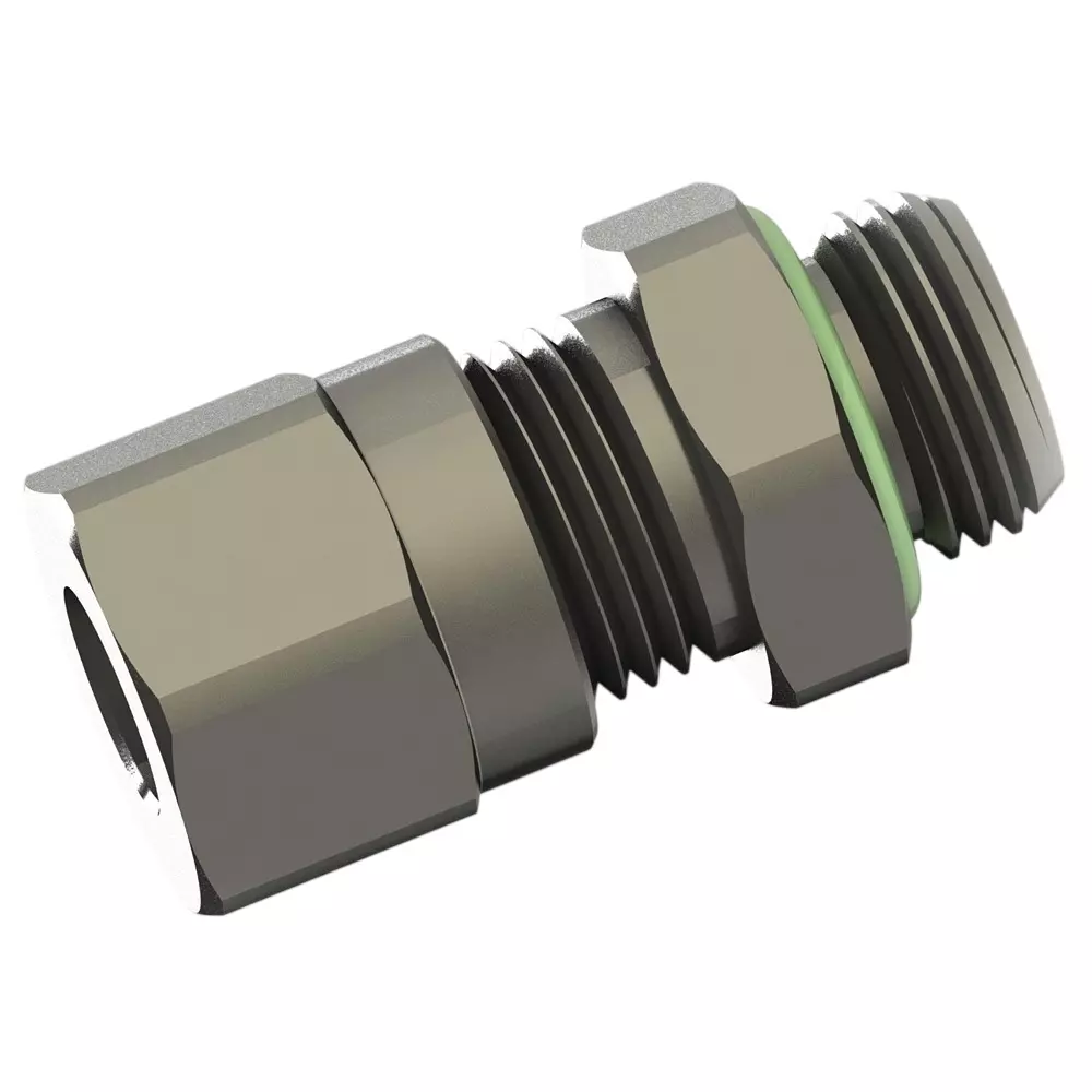 RS PRO Pneumatic Straight Threaded-to-Tube Adapter 1/4 Inch BSP 6 mm Male Push-in, 2312739 (Pack of 2 Pcs)