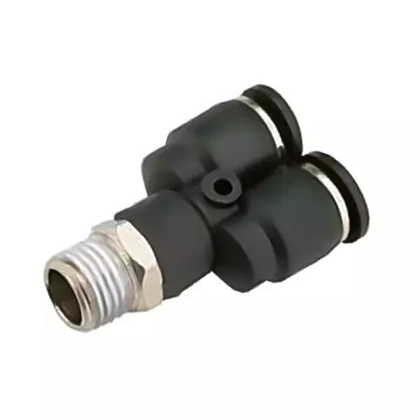 Spac 10-01 EPX Polyurethane and Nylon Male Branch Y Connector