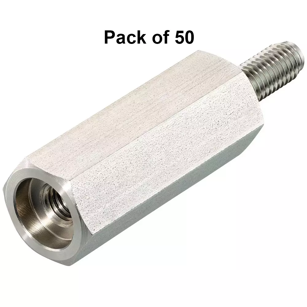 Hilti MR Series Standoff Thread Adapter Galvanized M8 Thread 25 mm Length, 2268522 (Pack of 50)