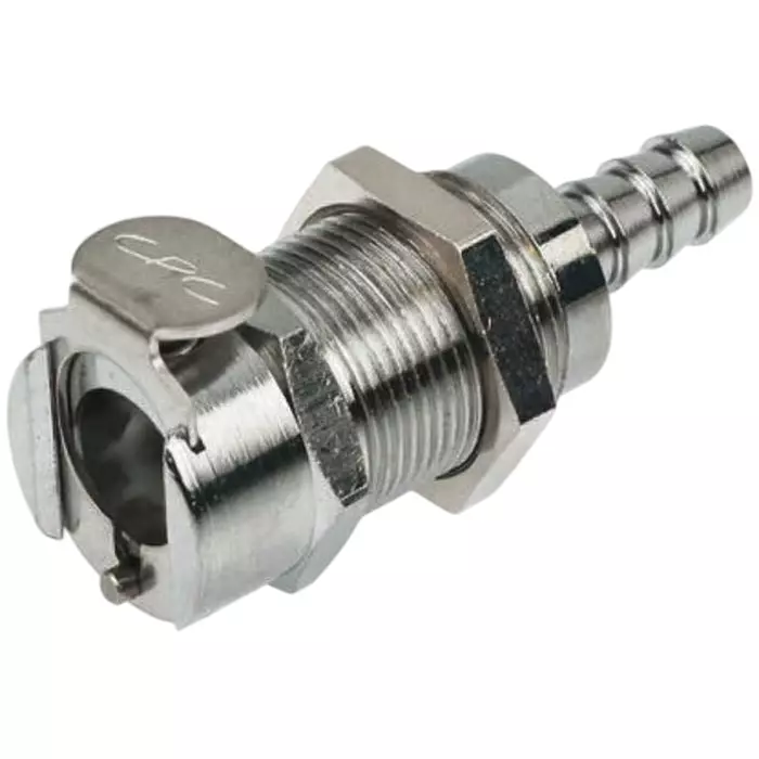 Colder Products Hose Connector Straight Hose Tail Coupling 1/4 inch Inner Dia 17.3 bar, LCD16004