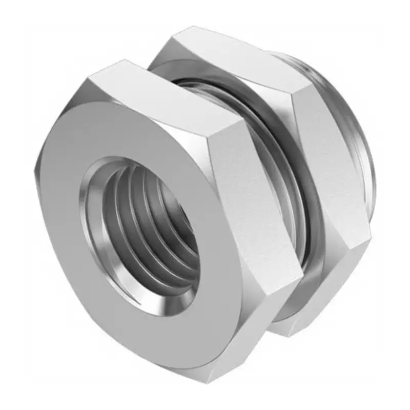 Festo Bulkhead Fitting NPFC-H-G12-F G 1/2 Connector A Threaded, NPFC-H-G12-F (Pack of 10 Pcs)