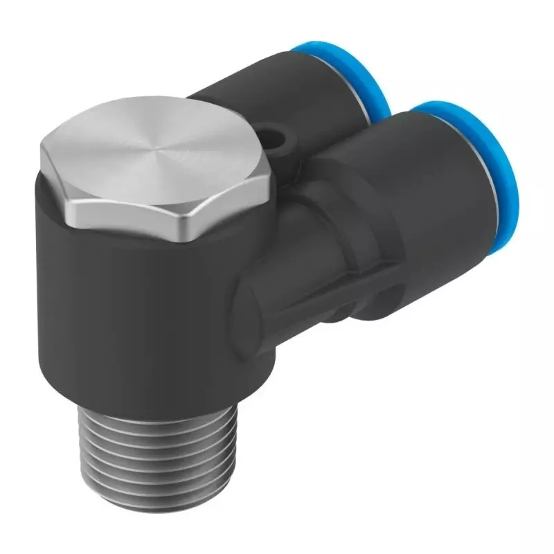 Festo Y Threaded Adaptor Push In 8 mm Connector A Threaded-to-Tube, QSYLV-1/4-8