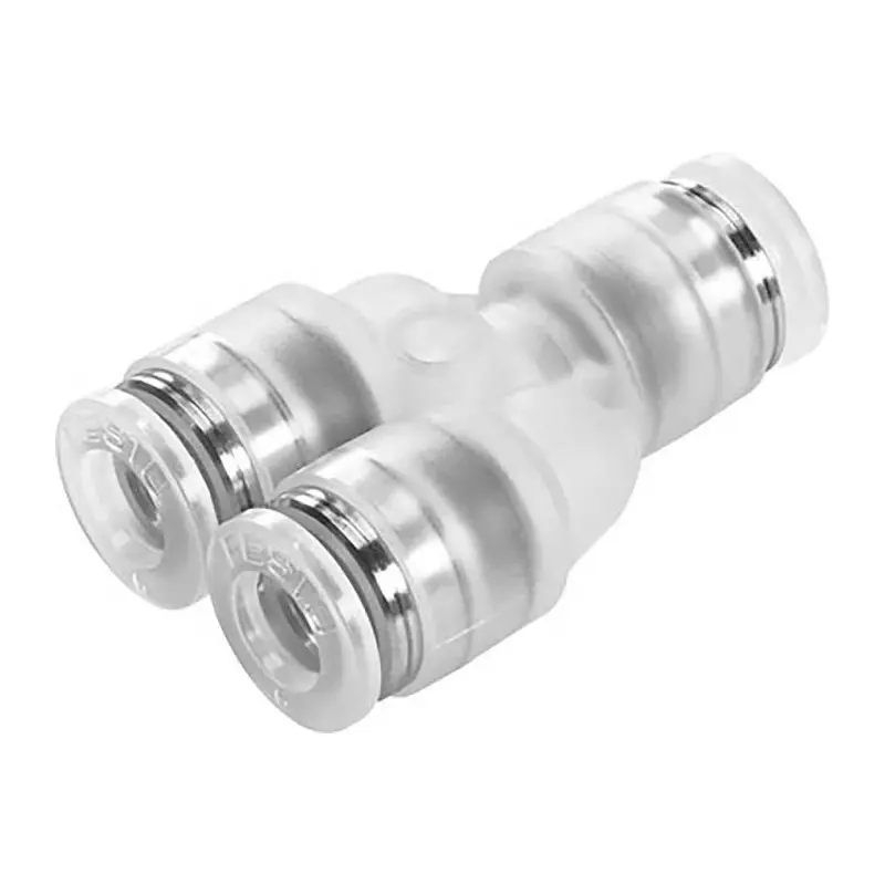 Festo Y Tube-to-Tube Adaptor NPQP Push In 10 mm Connector A Tube-to-Tube, NPQP-Y-Q10-E-FD-P10 (Bag of 10 Pcs)